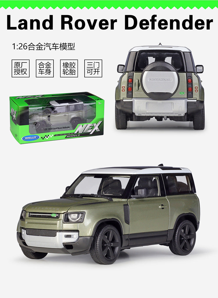 1/26 Scale 2020 Land Rover Defender Off-Road Luxury SUV Diecast Model Car