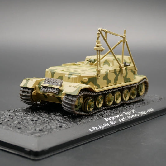 1/72 Scale 1944 Bergepanzer Tiger (P) Armoured Recovery Vehicle Diecast Model