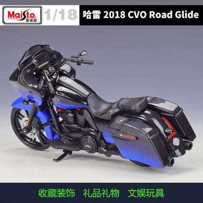 1/18 Scale Harley-Davidson CVO Road Glide Diecast Model Motorcycle