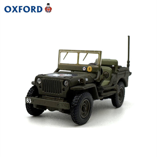 1/76 Scale Willys MB Army Truck RAF Diecast Model Car