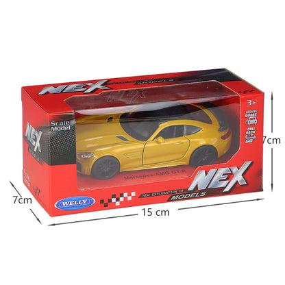1/36 Scale Mercedes-AMG GT R Grand Tourer Diecast Model Car Pull Back Toy