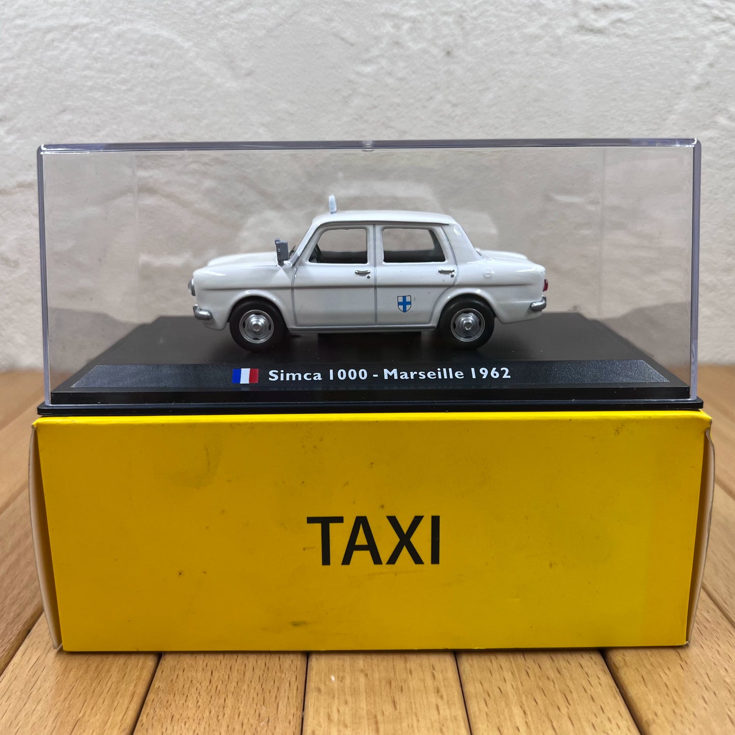 1/43 Scale 1962 Simca 1000 Marseille Taxi Diecast Model Car – old boy hobby