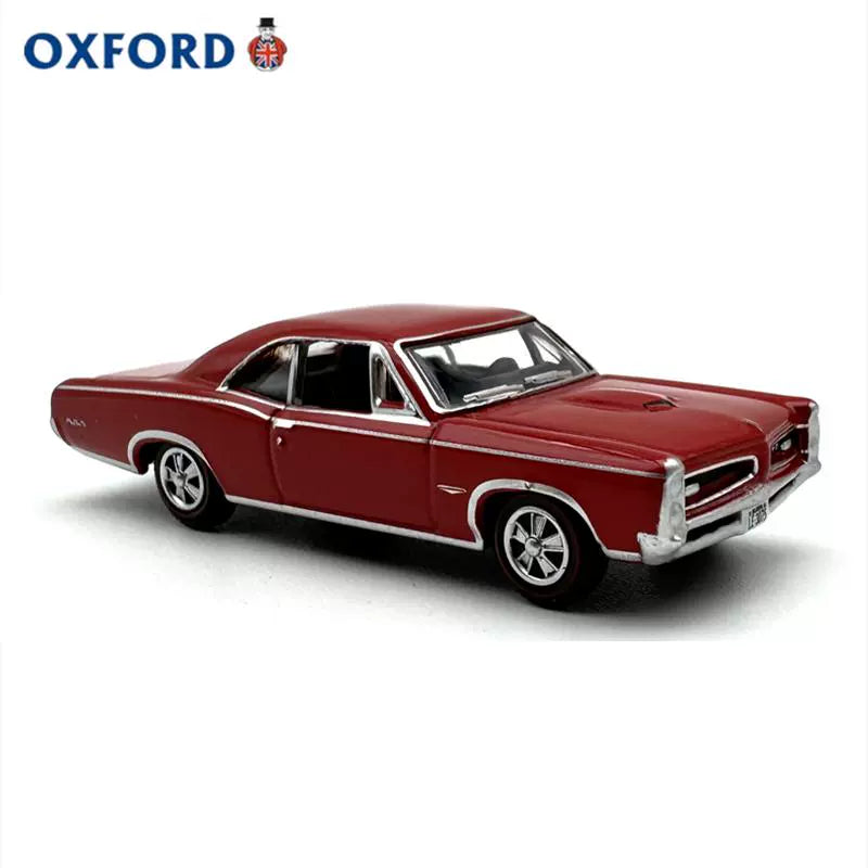 Gto Model Car 1/87 Scale 1966 Pontiac GTO Red Diecast Model Car – old boy hobby