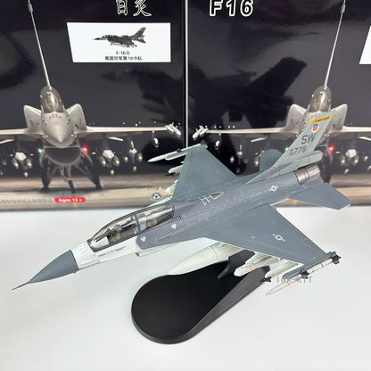 1/72 Scale F-16D Fighting Falcon USAF AF90-778 Mig Killer Fighter Aircraft Diecast Model