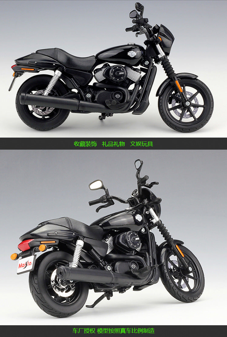 1/12 Scale 2015 Harley-Davidson Street 750 Diecast Model Motorcycle