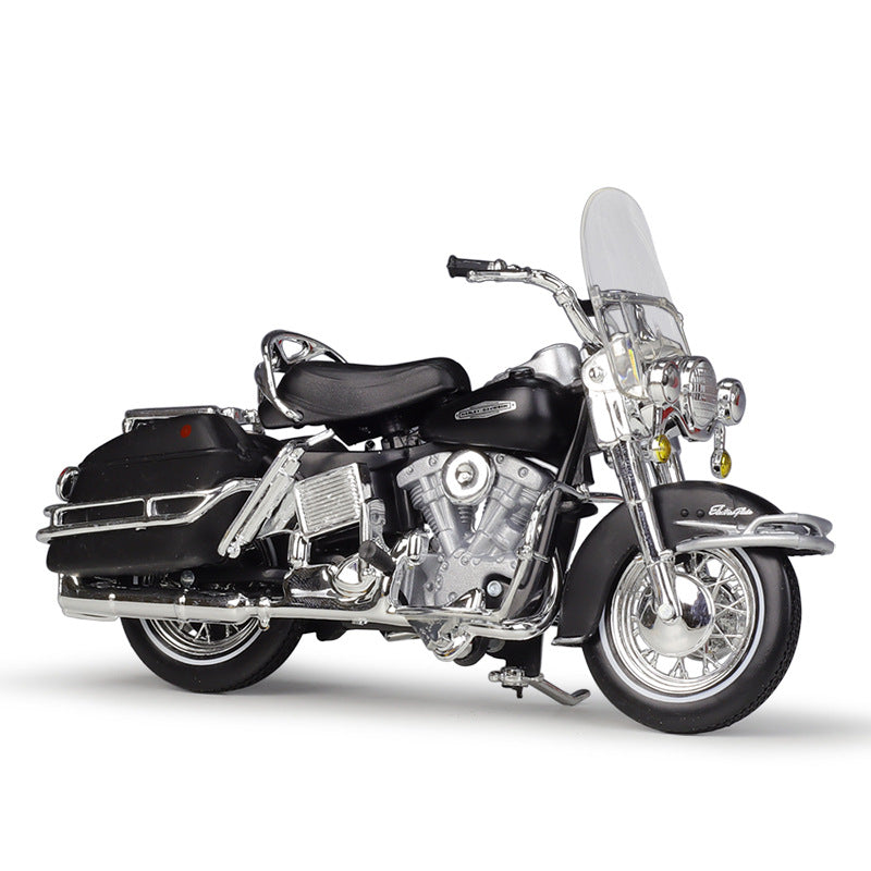 1/18 Scale 1966 Harley-Davidson FLH Electra Glide Diecast Model Motorcycle