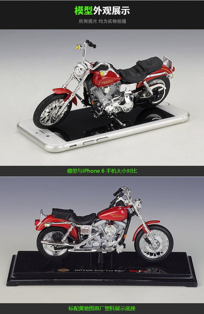 1/18 Scale 1997 Harley-Davidson FXDL Dyna Low Rider Diecast Model Motorcycle