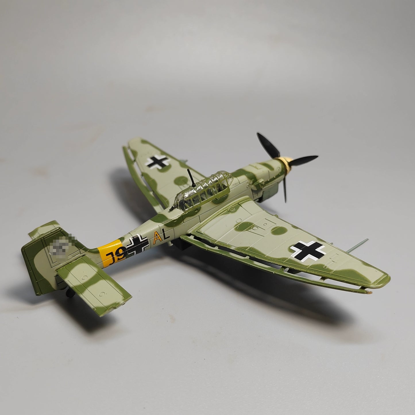 1/100 Scale Junkers Ju 87 Stuka WWII German Dive Bomber Diecast Model Aircraft
