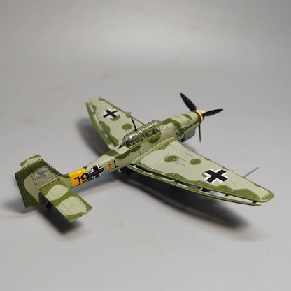 1/100 Scale Junkers Ju 87 Stuka WWII German Dive Bomber Diecast Model Aircraft