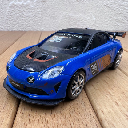1/43 Scale Alpine A110 GT4 Sports Car Diecast Model