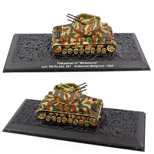 1/72 Scale 1944 Flakpanzer IV Wirbelwind WWII German Self-Propelled Anti-Aircraft Gun Diecast Model