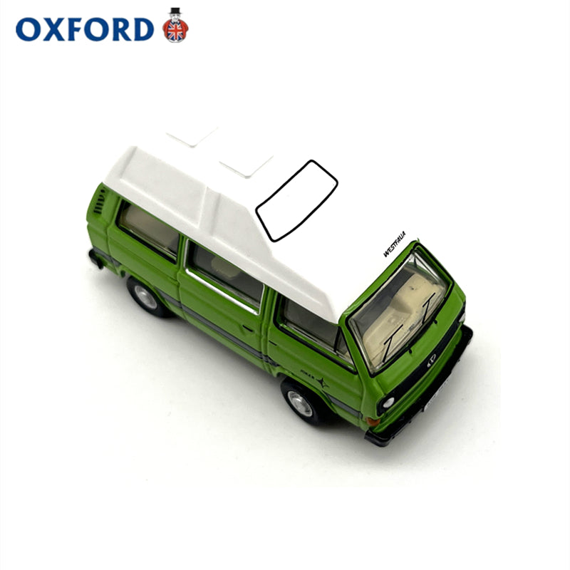 1/76 Scale Volkswagen T25 Camper Van Green Diecast Model Car