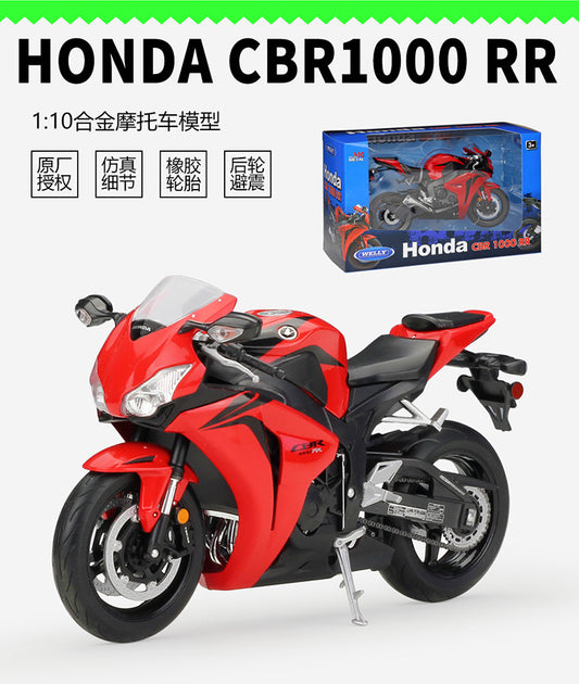 1/10 Scale Honda CBR1000RR Fireblade Diecast Model Motorcycle