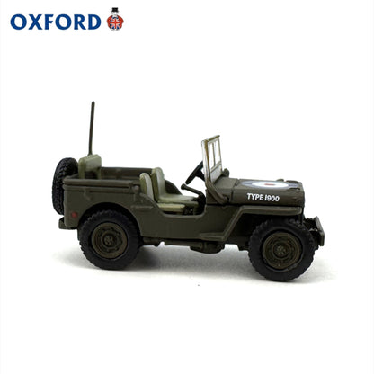 1/76 Scale Willys MB Army Truck RAF Diecast Model Car