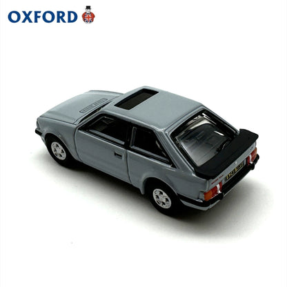 1/76 Scale Ford Escort XR3i Grey Diecast Model Car