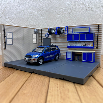 1/43 Scale Garage Diorama Set Plastic Build Your Own Garage Model