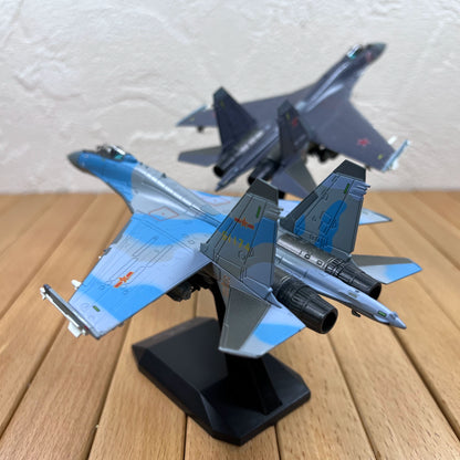 1/100 Scale Russian Sukhoi Su-35 Air Superiority Fighter Diecast Aircraft Model