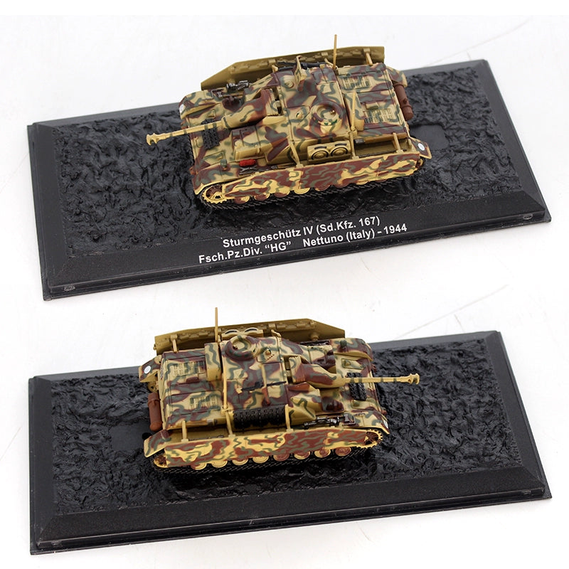 1/72 Scale WWII German Military Vehicles Diecast Model Sd.Kfz. 251 SU-85 Dicker Max Elefant Leopard AMX-30 Sturmgeschütz