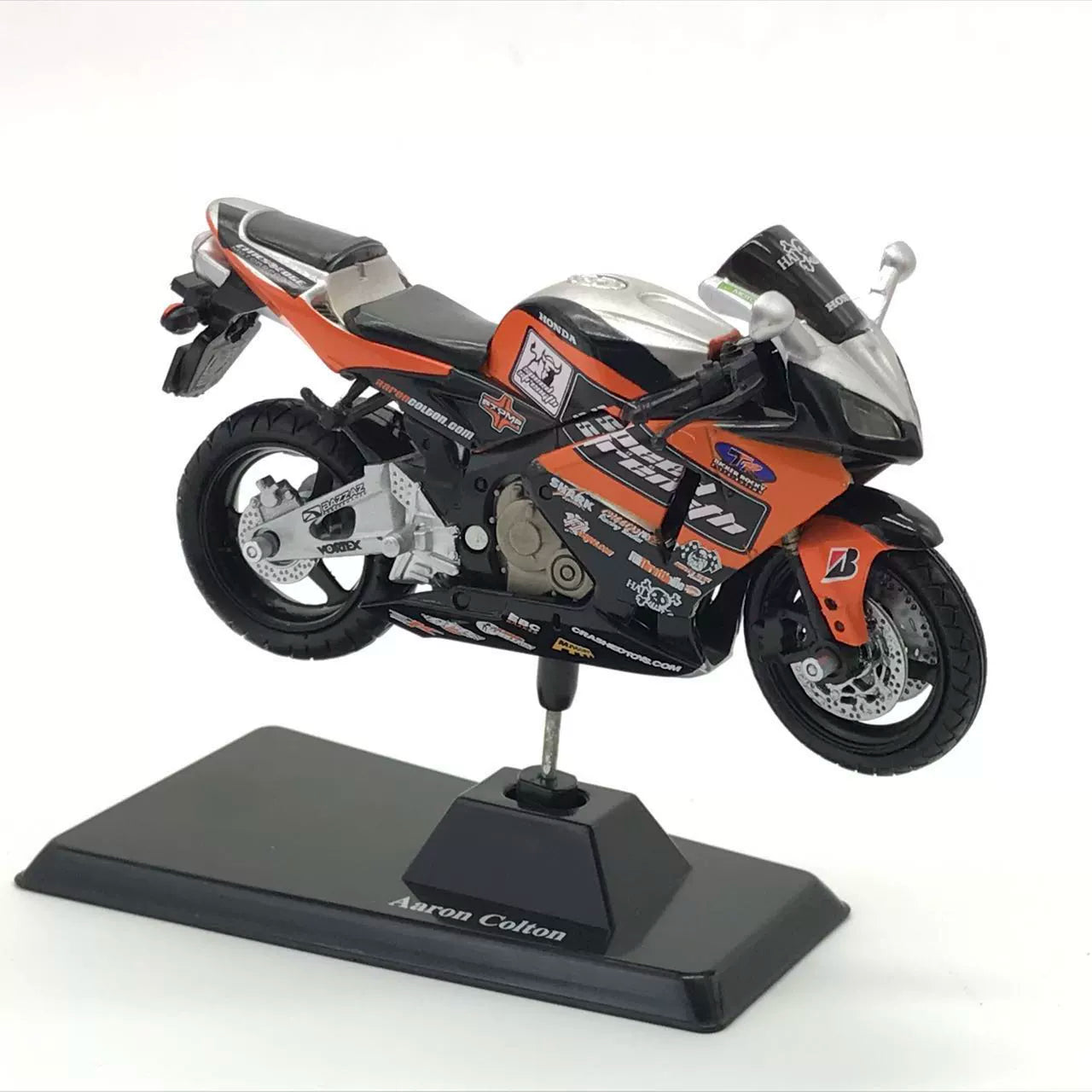 1/18 Scale Honda CBR600RR Sport Bike Aaron Colton Diecast Model Motorcycle