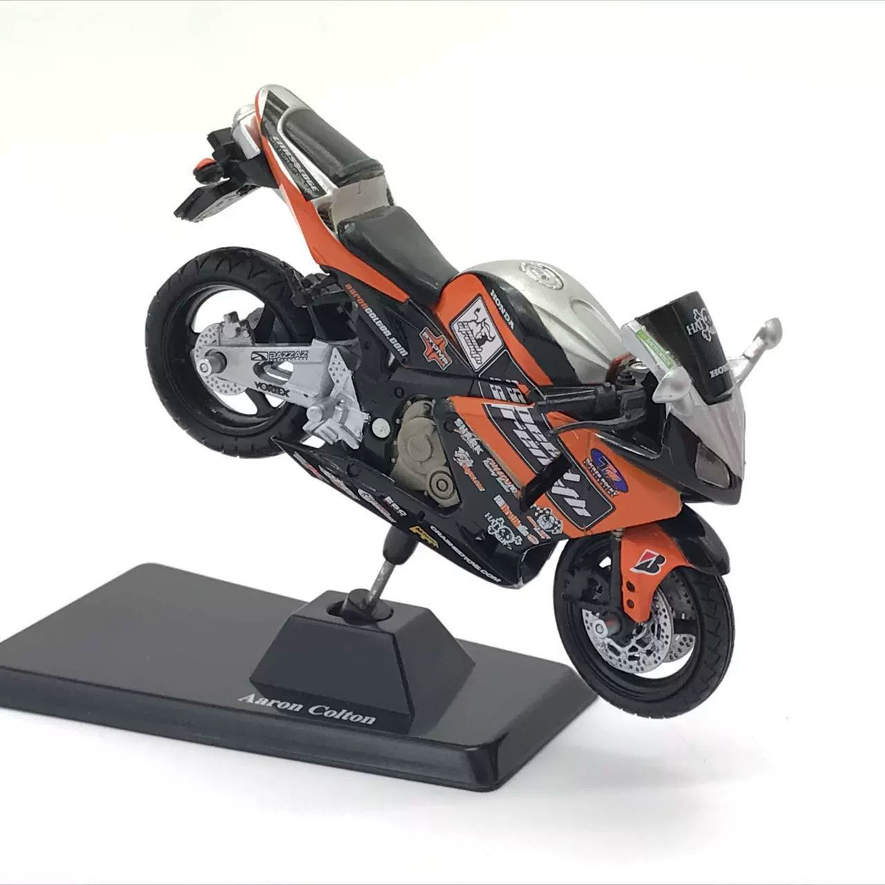 1/18 Scale Honda CBR600RR Sport Bike Aaron Colton Diecast Model Motorcycle