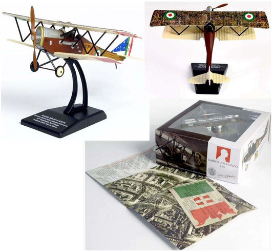 1/72 Scale Ansaldo SVA.10 WWI Italian Reconnaissance Biplane Diecast Model Aircraft