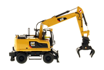 1/50 Scale Caterpillar M318F Wheeled Excavator Diecast Model DM85508