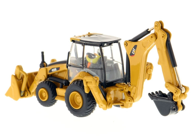 1/87 Scale Caterpillar 450E Backhoe Loader Diecast Model DM85263
