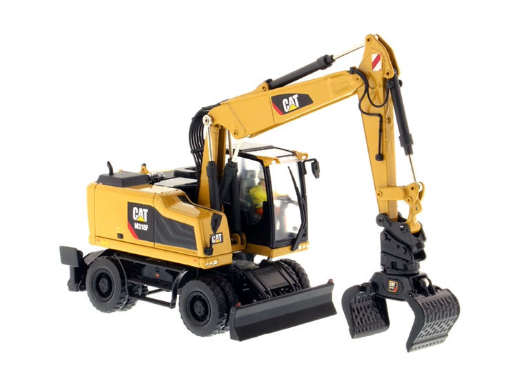 1/50 Scale Caterpillar M318F Wheeled Excavator Diecast Model DM85508