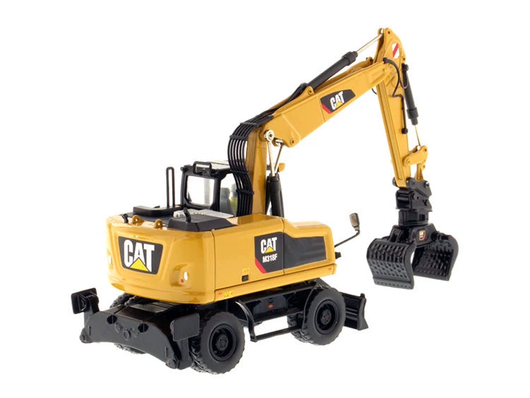 1/50 Scale Caterpillar M318F Wheeled Excavator Diecast Model DM85508
