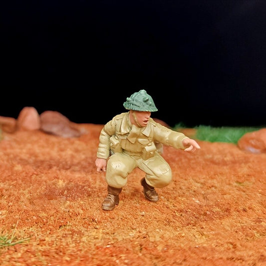 1/72 Scale Soldiers Painted Figures Set for Model Dioramas