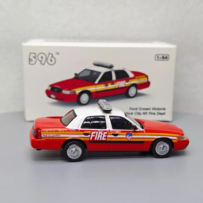 1/64 Scale Ford Crown Victoria New York City Fire Department Diecast Model Car