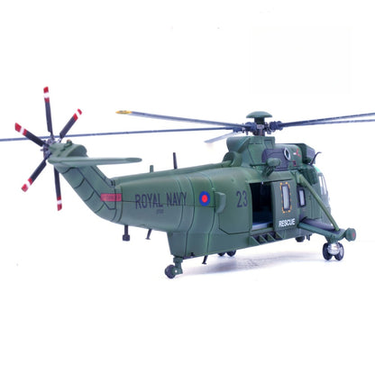 1/72 Scale Westland Sea King HC.4 Royal Navy ZF123 Helicopter Diecast Model Aircraft