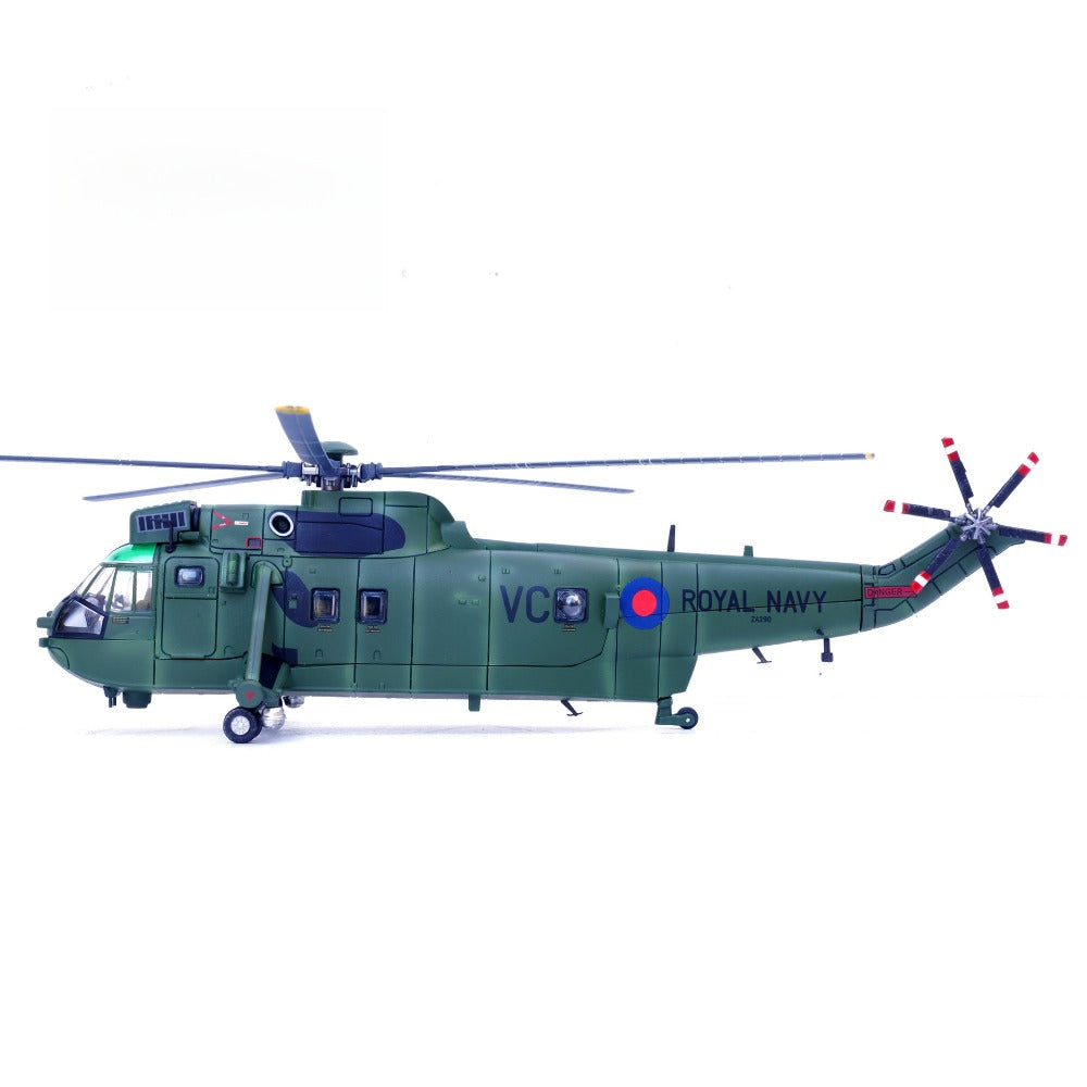 1/72 Scale Westland Sea King HC.4 Royal Navy ZA290 Helicopter Diecast Model Aircraft