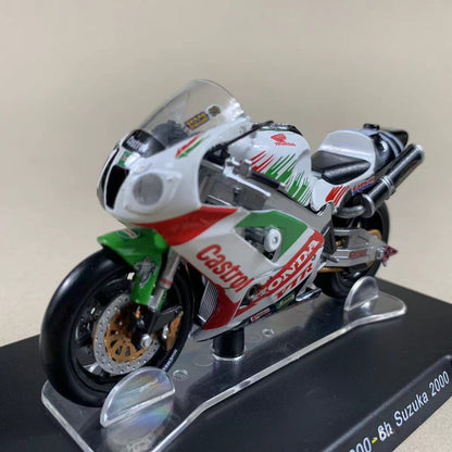1/18 Scale 2000 Honda VTR 1000 8H Suzuka Motorcycle Diecast Model