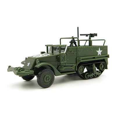 1/72 Scale M3 Half-track US Armored Personnel Carrier Pre-built Plastic Collectible Model