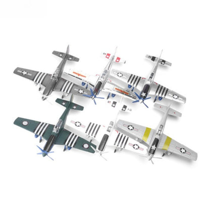 1/48 Scale North American Aviation P-51 Mustang US Fighter Pre-built Plastic Collectible Model Aircraft
