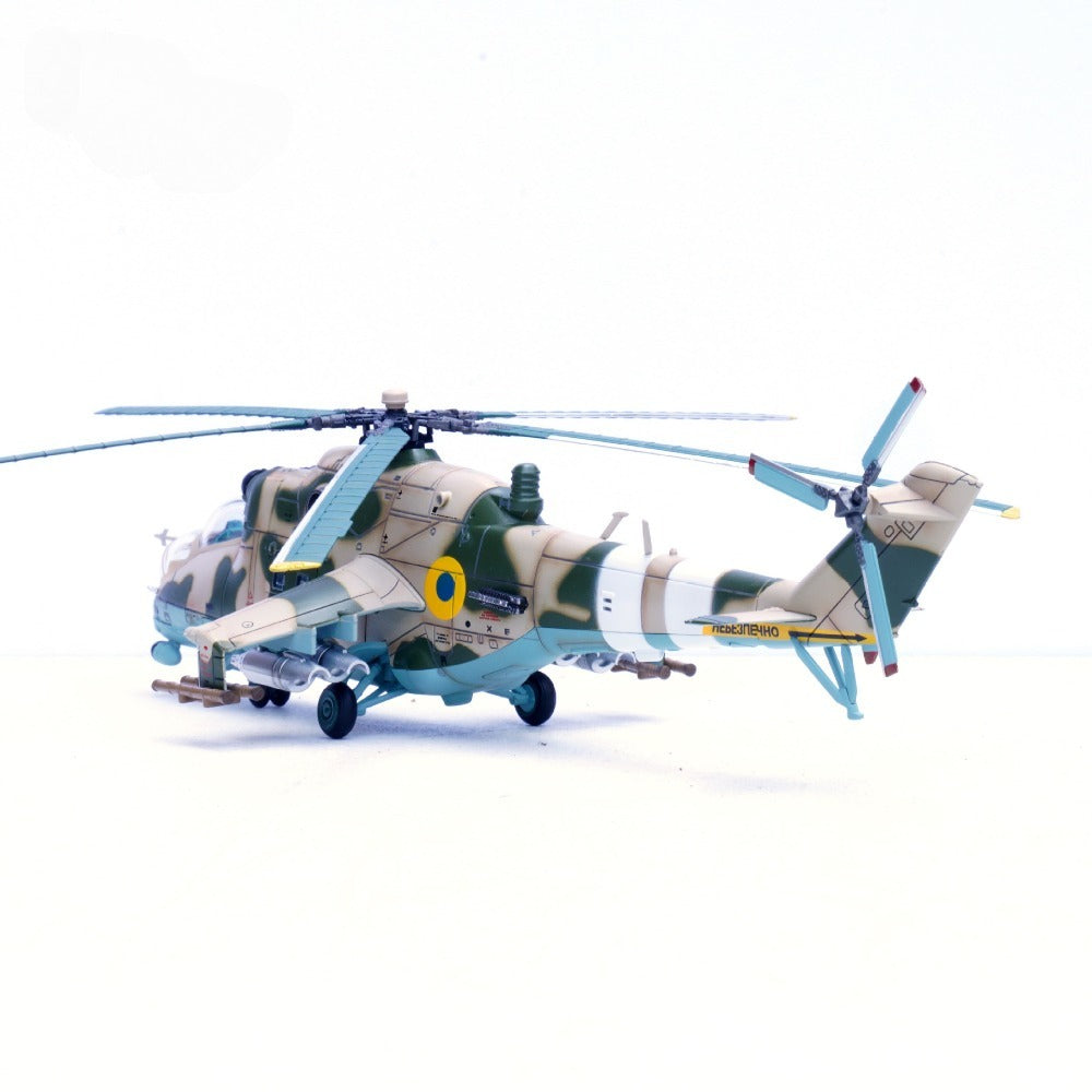 1/72 Scale Mil Mi-24P Attack Helicopter Ukrainian Army Diecast Model
