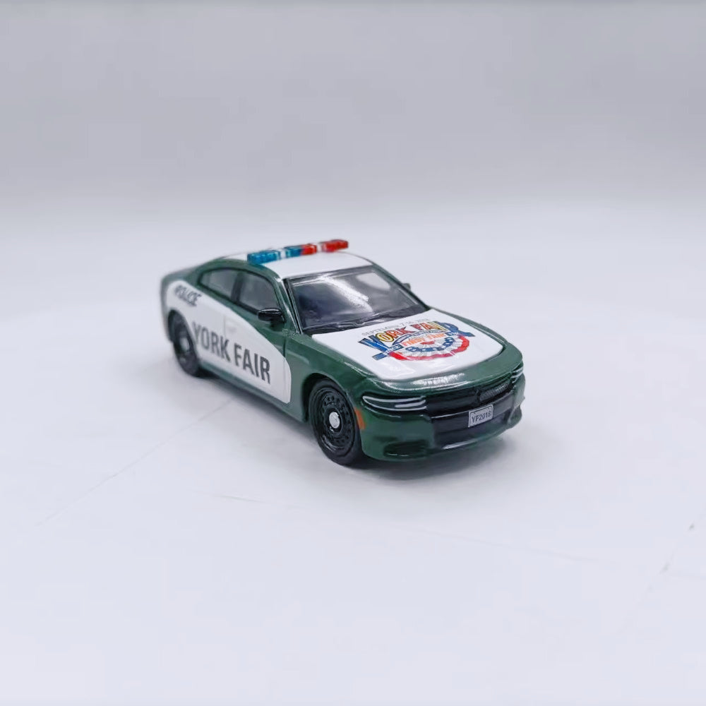 1/64 Scale 2018 York Fair Dodge Charger Police Car Diecast Model