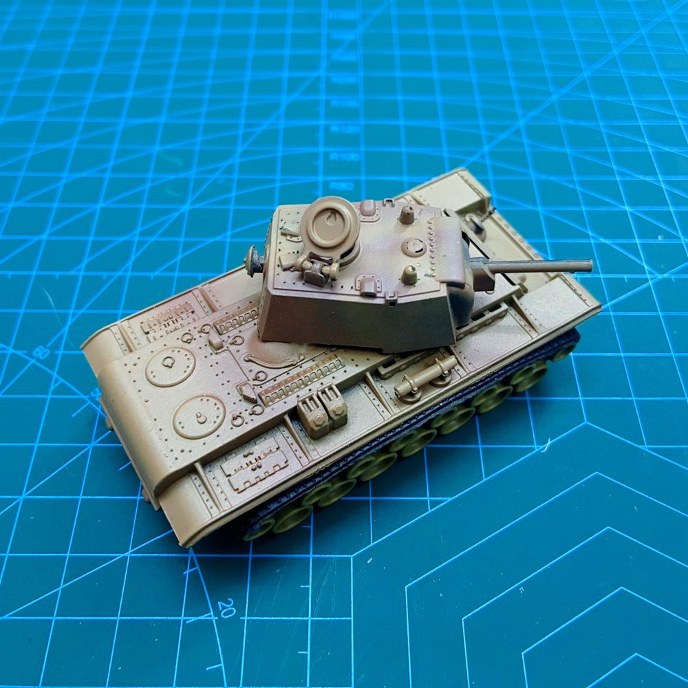 1/72 Scale Kliment Voroshilov KV-1 Soviet Heavy Tank Pre-built Plastic Collectible Model