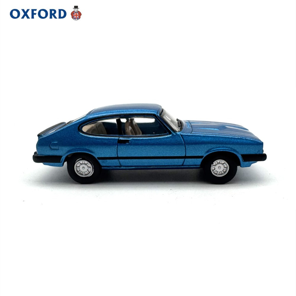 1/76 Scale Ford Capri Mk3 Blue Diecast Model Car