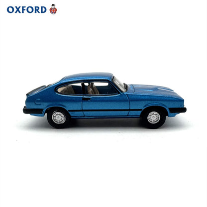 1/76 Scale Ford Capri Mk3 Blue Diecast Model Car