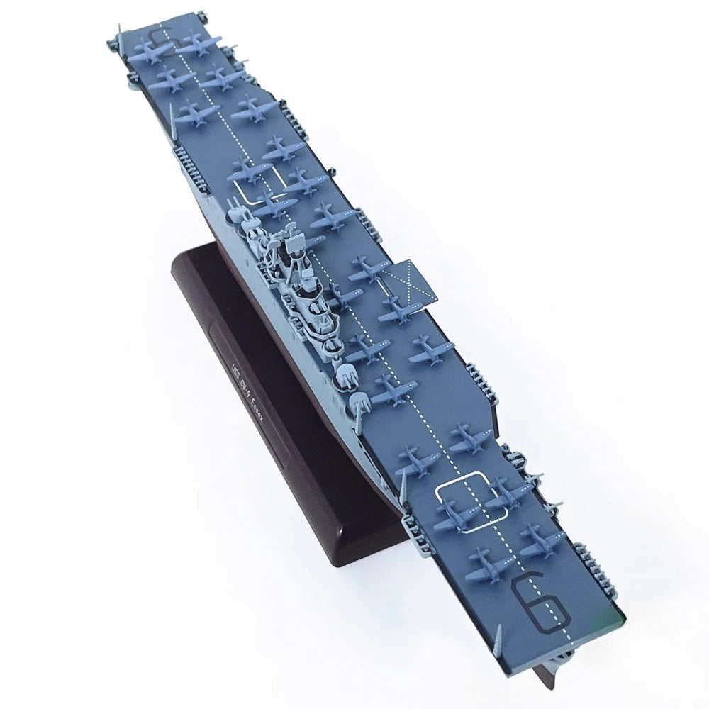 1/1000 Scale USS Essex CV-9 Aircraft Carrier WWII US Navy Diecast Model Ship