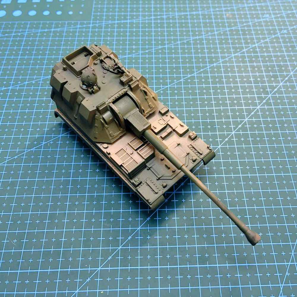 1/72 Scale AS-90 British Armoured Self-Propelled Howitzer Pre-built Plastic Collectible Model
