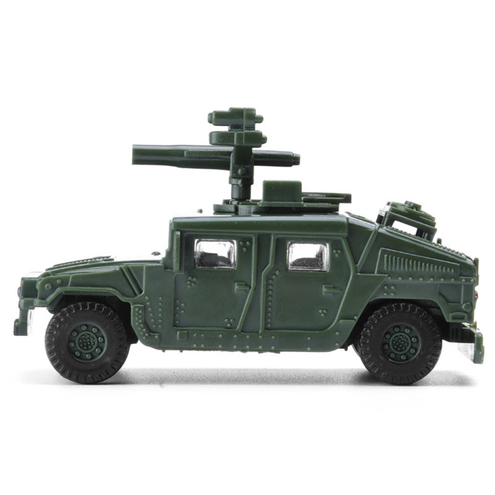 1/72 Scale Humvee M1046 TOW Missile Carrier Pre-built Plastic Collectible Model