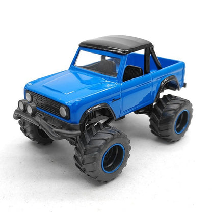 1/64 Scale 1973 Ford Bronco Monster Truck Diecast Model Car
