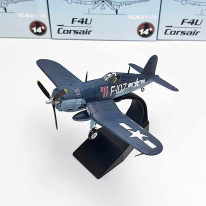 1/72 Scale Vought F4U-1 Corsair Carrier-based Fighter Aircraft Diecast Model
