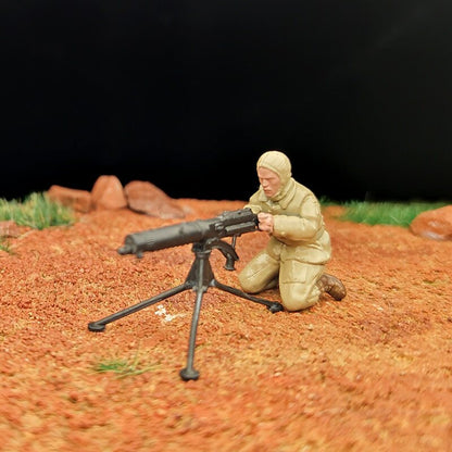 1/72 Scale Soldiers Painted Figures Set for Model Dioramas