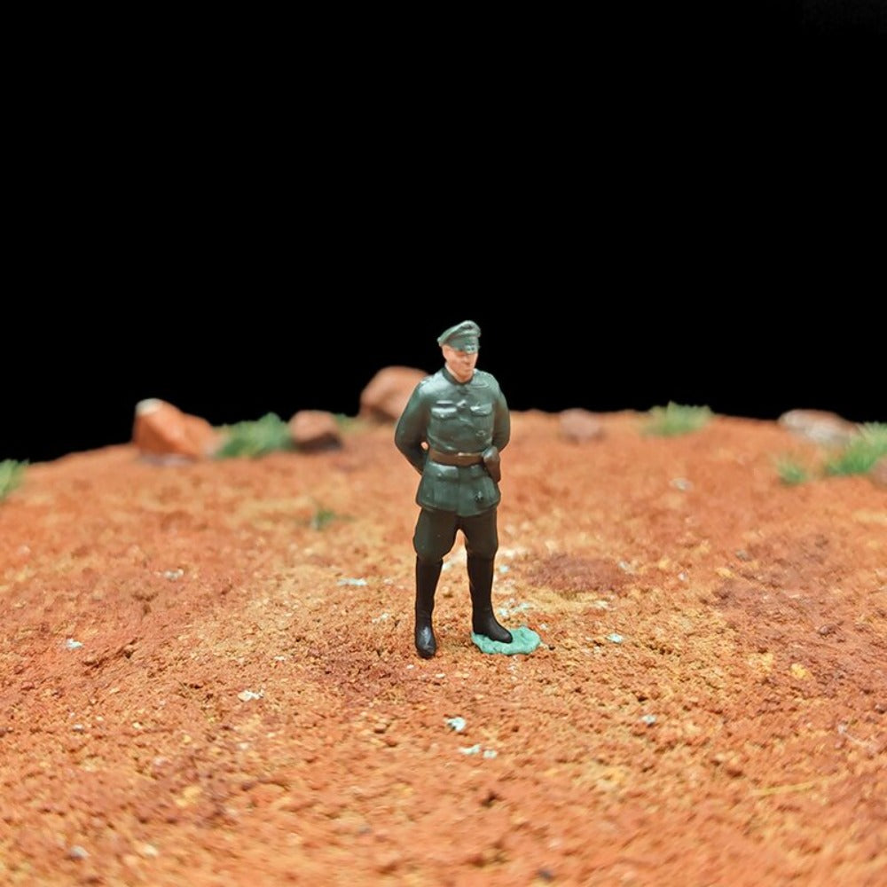 1/72 Scale WWII Army Soldiers Painted Figurines Set for Model Dioramas