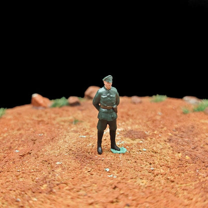 1/72 Scale WWII Army Soldiers Painted Figurines Set for Model Dioramas