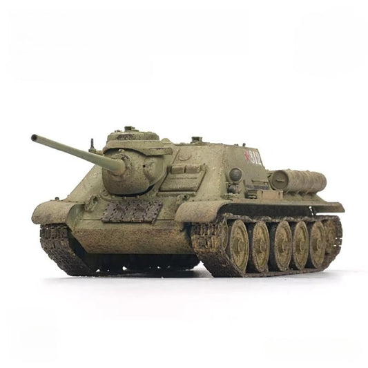 1/72 Scale SU-85M/SU-100/SU-122P WWII Soviet Tank Destroyer Pre-built Plastic Collectible Model